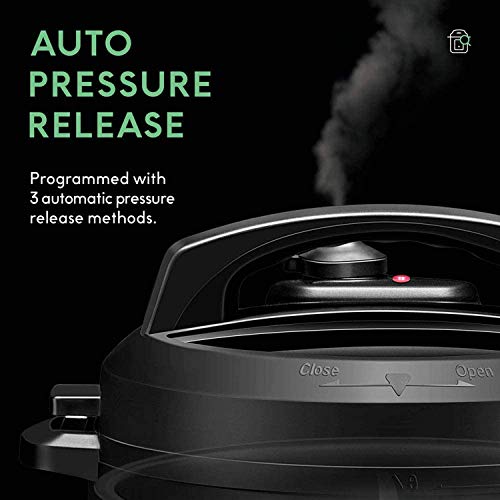 CHEF iQ Smart Pressure Cooker 10 Cooking Functions & 18 Features, Built-in Scale, 1000+ Presets & Times & Temps w/App for 600+ Foolproof Guided Recipes, Rice & Slow Electric MultiCooker, 6 Qt