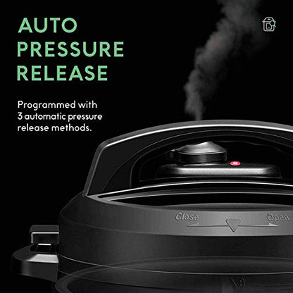 CHEF iQ Smart Pressure Cooker 10 Cooking Functions & 18 Features, Built-in Scale, 1000+ Presets & Times & Temps w/App for 600+ Foolproof Guided Recipes, Rice & Slow Electric MultiCooker, 6 Qt