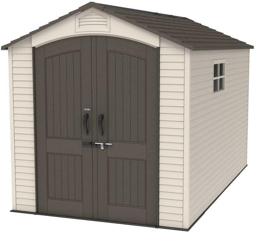 7 × 12 Ft Outdoor Storage Shed – Dual-Wall HDPE Construction with Steel Reinforcement
