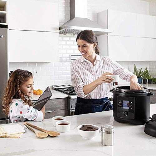 CHEF iQ Smart Pressure Cooker 10 Cooking Functions & 18 Features, Built-in Scale, 1000+ Presets & Times & Temps w/App for 600+ Foolproof Guided Recipes, Rice & Slow Electric MultiCooker, 6 Qt