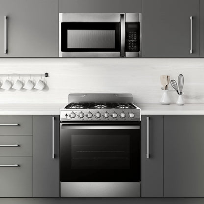 BLACK+DECKER EM044KB19 Over The Range Microwave Oven with One Touch, 1000 Watts, 400 CFM and Sensor Cooking, OTR 1.9 Cu.ft