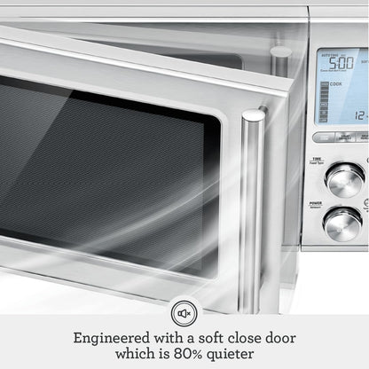 Breville Countertop Smooth Wave Microwave, Brushed Stainless Steel, BMO850BSS