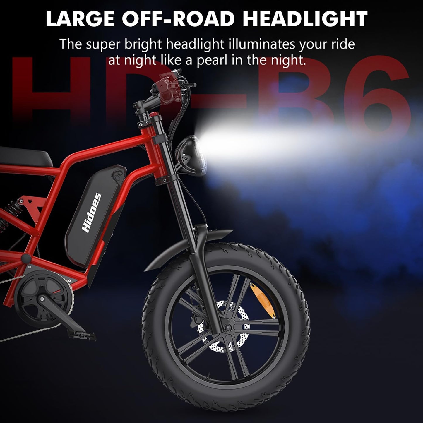 Electric Bike for Adults, 48V 15.6Ah Removable Battery, 7-Speed Electric Mountain Bike with LCD Display