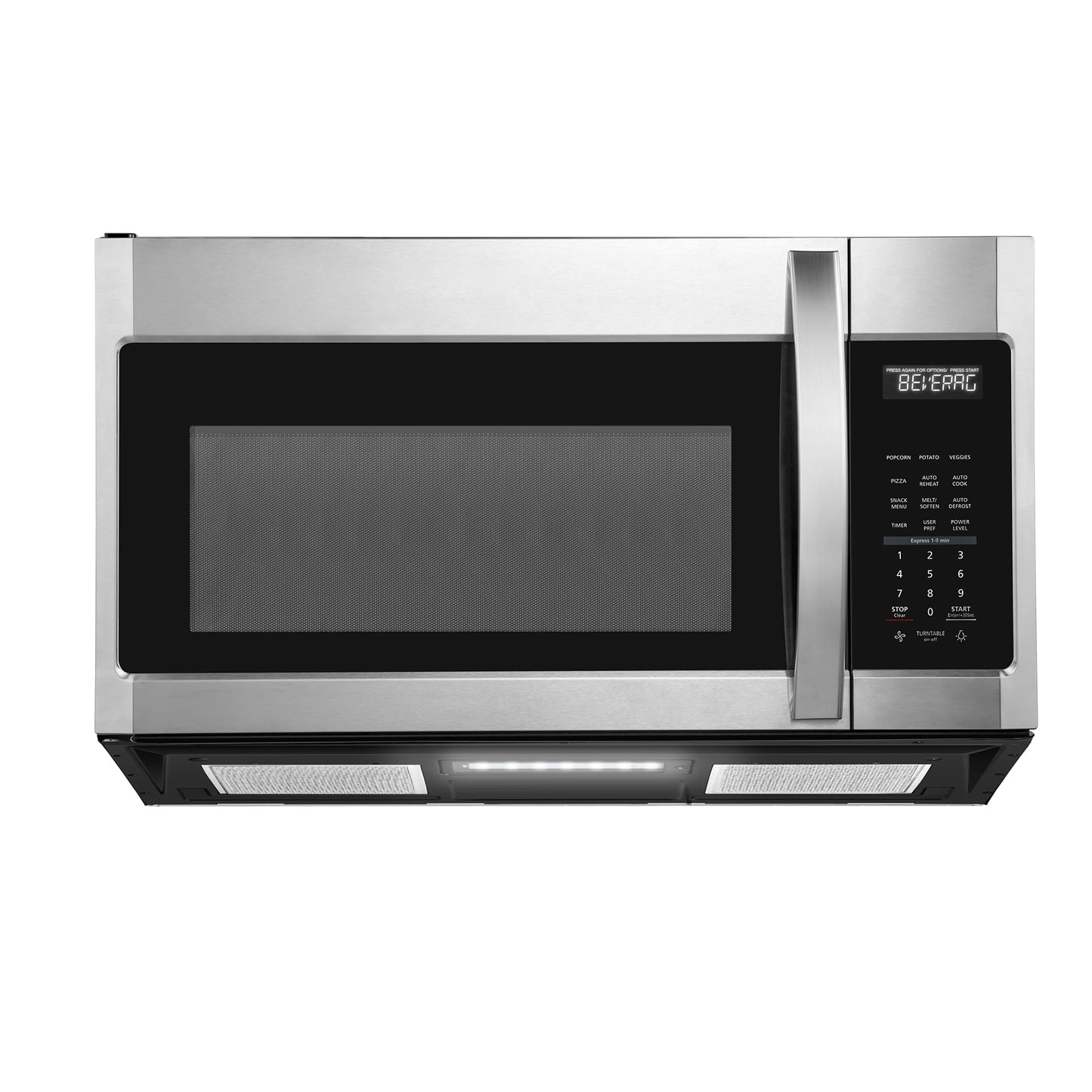 BLACK+DECKER EM044KB19 Over The Range Microwave Oven with One Touch, 1000 Watts, 400 CFM and Sensor Cooking, OTR 1.9 Cu.ft