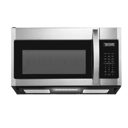 BLACK+DECKER EM044KB19 Over The Range Microwave Oven with One Touch, 1000 Watts, 400 CFM and Sensor Cooking, OTR 1.9 Cu.ft