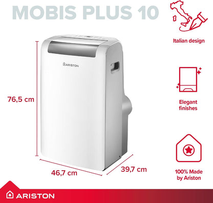 10000 BTU Portable Air Conditioner with Remote Control & A+ Energy Rating