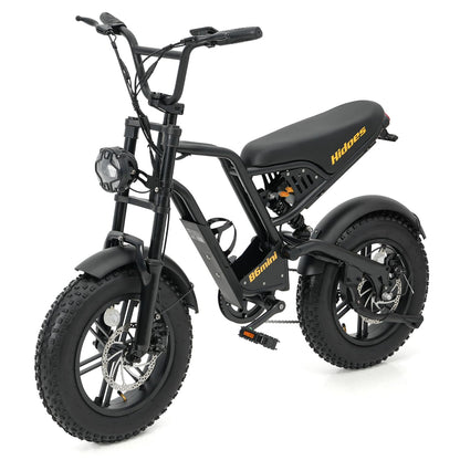 20" Fat Tire Electric Bike for Adults, 48V 15.6Ah Removable Battery, 80KM Range, 7-Speed E-Bike with Dual Suspension