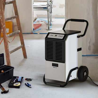 50L Industrial Dehumidifier Heavy Duty Commercial Moisture Extractor