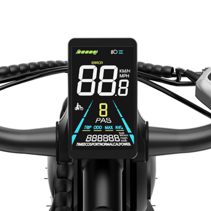 750W Electric Fat Tire Bike with 48V Battery, Hydraulic Disc Brakes & Front Basket